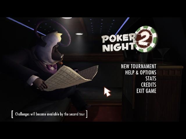 Poker Night 2 Title Screen